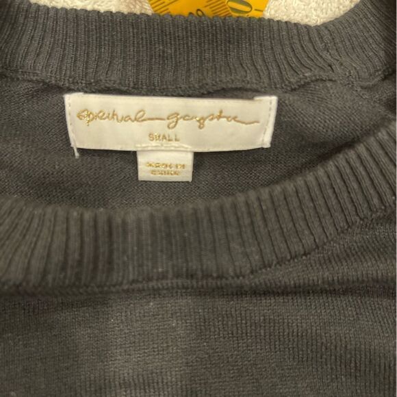 Spiritual Gangster Black On The Go Crop Sweater.Size S - Picture 12 of 14